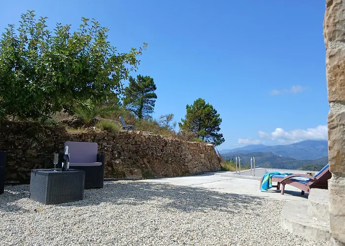 ヴィラ Dei Sogni, With Private Pool ,roof Terrace And Spectacular Views Of Monaco And Ligurian Mountains *